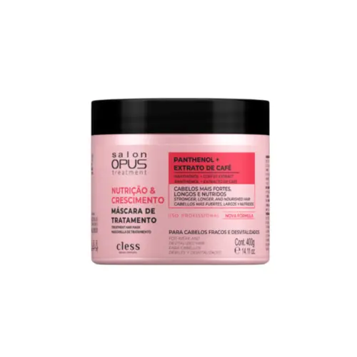 Máscara de Hidratação Cless Opus Akua Nutrição e Crescimento Com 400 g