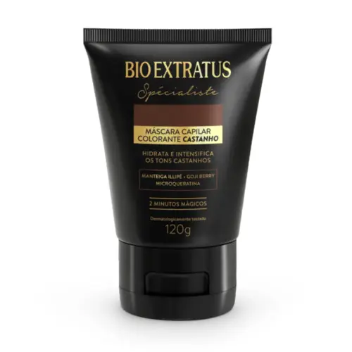 MASCARA BIO EXTRATUS COLORANTE CASTANHO 120G