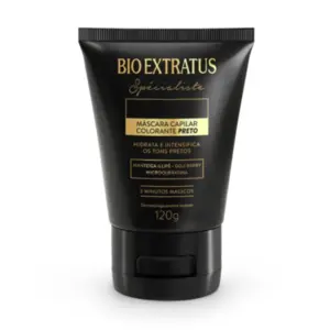 Máscara colorante Bio Extratus preta Com 120 g