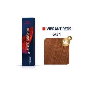 Coloração Wella Professionals Koleston Perfect 6/34 Vibrant Reds Com 60ml