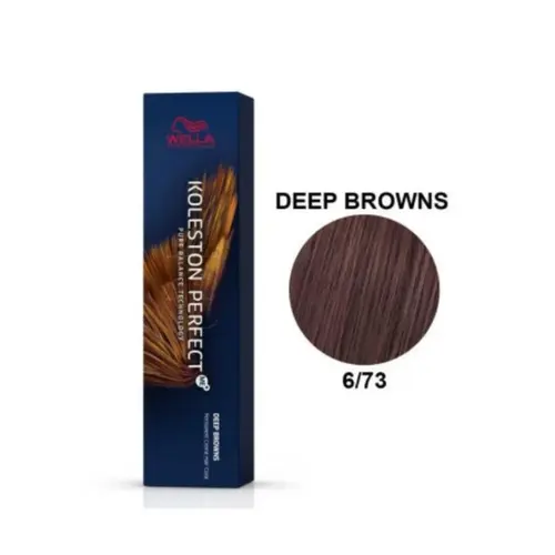 Coloração Wella Professionals Koleston Perfect 6/73 Deep Brown Com 60 ml