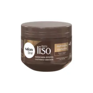 Máscara de Tratamento Salon Line Meu Liso Matizadora Castanho 300G