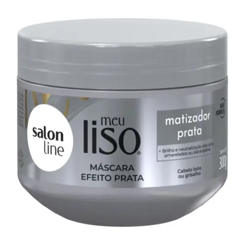 Máscara Capilar Salon Line Meu Liso Prata 300G