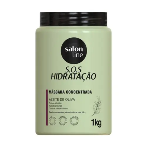 Máscara Capilar Salon Line Concentrada S.O.S Hidrataçao Ultra Cachos 1Kg