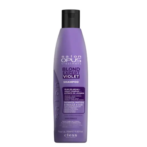 Shampoo Salon Opus Violet Desamarelador Com 350 ml
