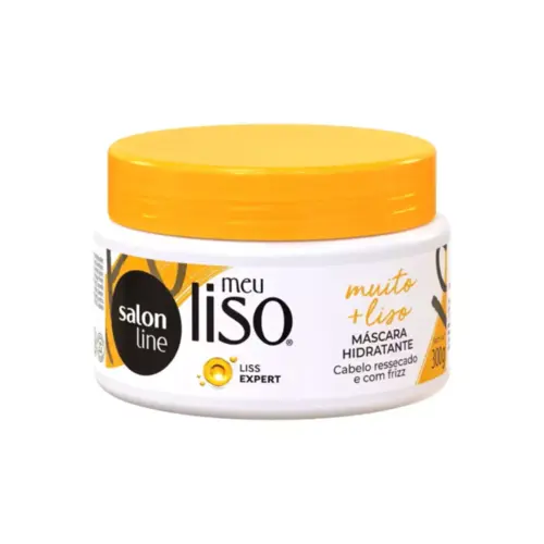 Máscara de Tratamento salon line Meu Liso Muito+Liso Amido de Milho 300G