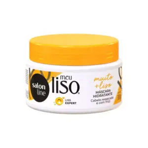 Máscara de Tratamento salon line Meu Liso Muito+Liso Amido de Milho 300G