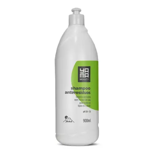 Shampoo antirresíduos Yamá para Limpeza profunda Com 900 ml