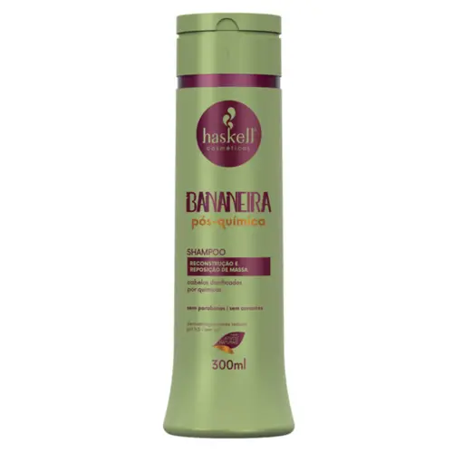Shampoo Haskell Bananeira Com 300 ml