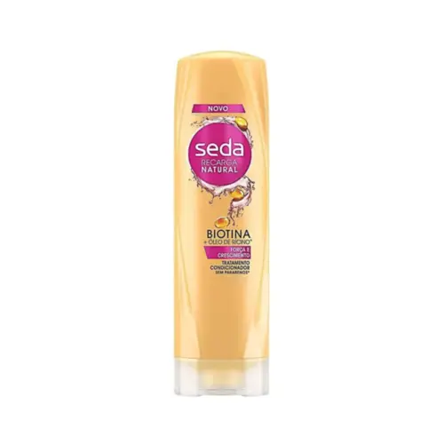 Condicionador Biotina e Oleo de Ricino Seda 325ml