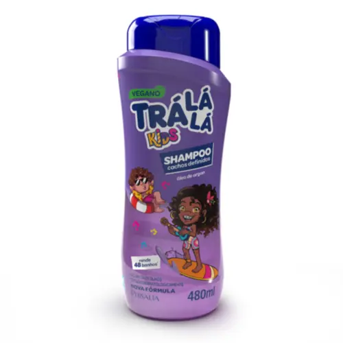 Shampoo Tra La La Infantil Eu Amo Cachos 480ml