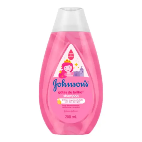 Shampoo Johnson & Johnson Baby Gotas de Brilho 200ml