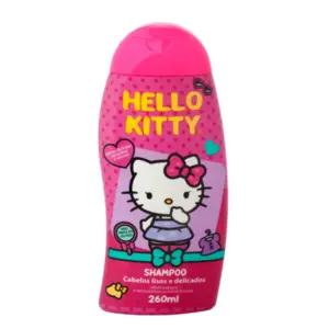 Shampoo Hello Kitty Betulla Cosméticos Cabelos Lisos e Delicados Com 260 ml