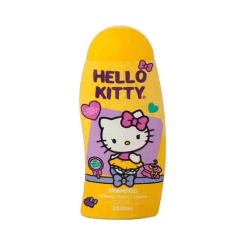 Shampoo Hello Kitty Betulla Cosméticos Cabelos Finos e Claros Com 260 ml