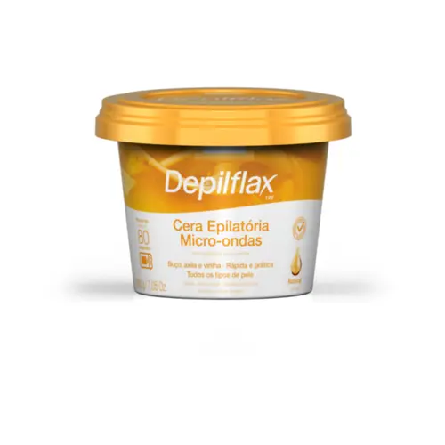 Cera Depilatória Quente Depilflax Coco Com 500 g