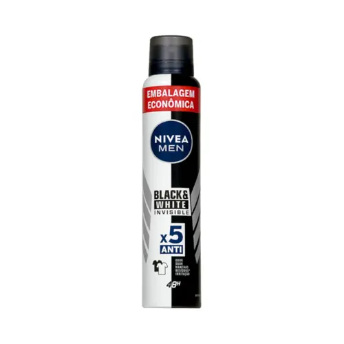 Desodorante Aerossol Nivea Invisible Black&White Power 91g