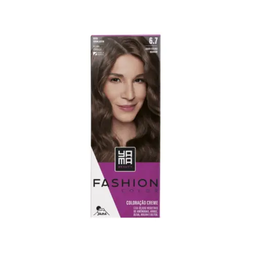 Coloração Yamá Beauty Care tom 6.7 Com 60 g