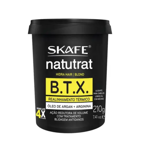Alinhamento Capilar Skafe Natutrat Hidra Hair Blond Com 210 G