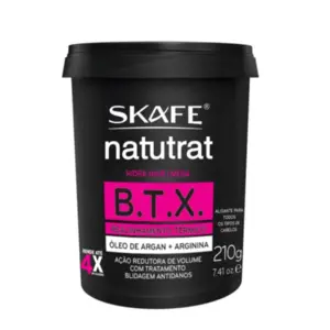Alinhamento Capilar Natutrat Hidra Hair Mega Skafe Com 210 G