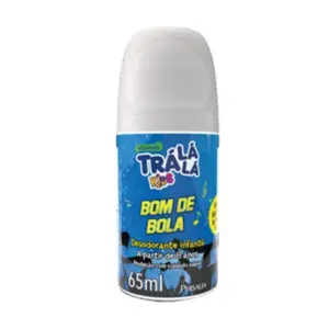 Desodorante Tralala Roll On Infantil Kids Bom de Bola 65ml