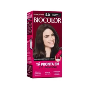 Coloração Biocolor Mini Kit Creme Castanho Claro 5.0