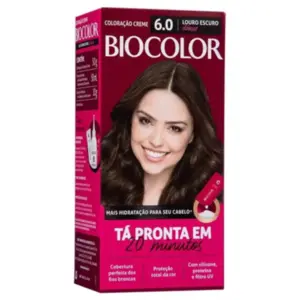 Coloração Biocolor Mini Kit Creme Louro Escuro Classico 6.0