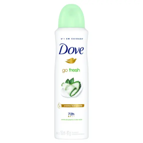 Desodorante Dove Go Fresh Pepino e Cha Verde 89g