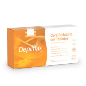 Cera Depilatória Quente Depilflax Natural Com 1kg