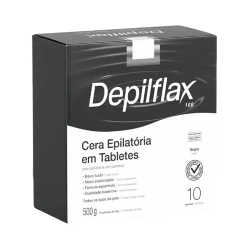 Cera Depilatória Depilflax Negra Com 500 g
