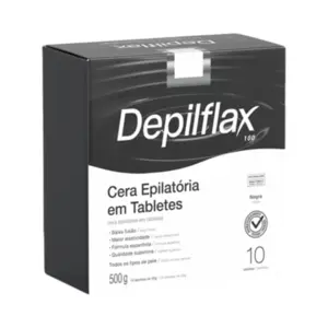 Cera Depilatória Depilflax Negra Com 500 g