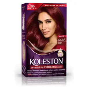 Coloração Koleston 4446 Dark Vibrant Red Com 60 g