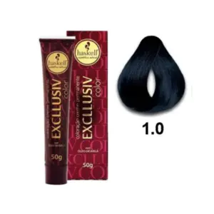 Tonalizante Haskell Excllusiv Color Preto Azulado Com 100g