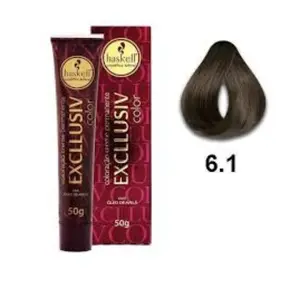 Tonalizante Haskell 6.1 Louro Escuro Acinzentado Com 60g