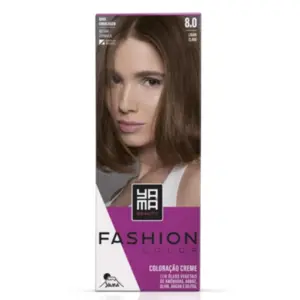 Coloração Yamá 8.0 Louro Claro Com 60 g