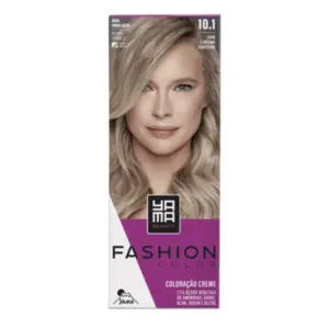 Coloração Yamá Fashion Color 10.1 Louro Claro Acinzentado Com 60 g