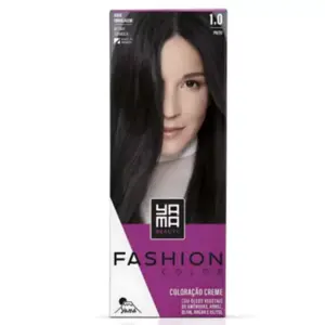 Tonalizante Yamá Fashion Color 1.0 Preto Com 60 g