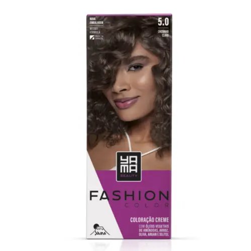 Coloração Yamá 5.0 Castanho Claro Com 60 g
