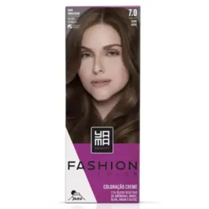 Coloração Yamá 7.0 Louro Médio Com 60 g