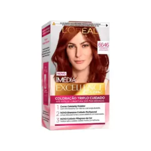Coloração L'Oréal Imédia Excellence 6646 Vermelho Rubi Com 1 unidade