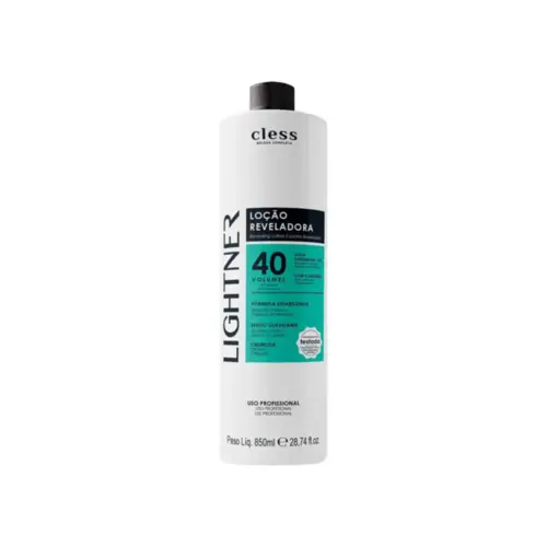 Água Oxigenada Cless Lightner 40 Vol Com 850 ml