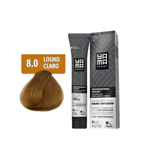 Coloração Yamá 8 Louro Claro Com 60 g