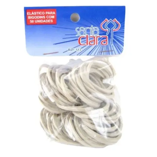 Elástico para Cabelo Santa Clara Bigodim 113 Com 50 unidades