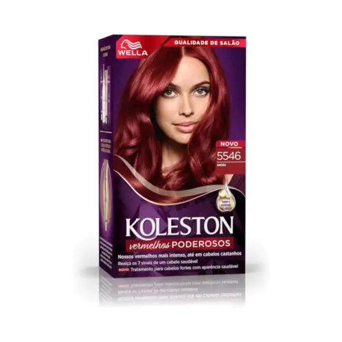 Coloração Koleston 5546 Amora Vermelhos Poderosos Com 1 unidade