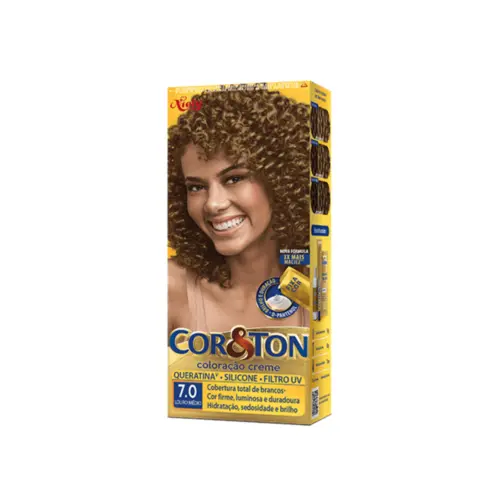 Coloração Cor & Ton Louro Medio 7.0
