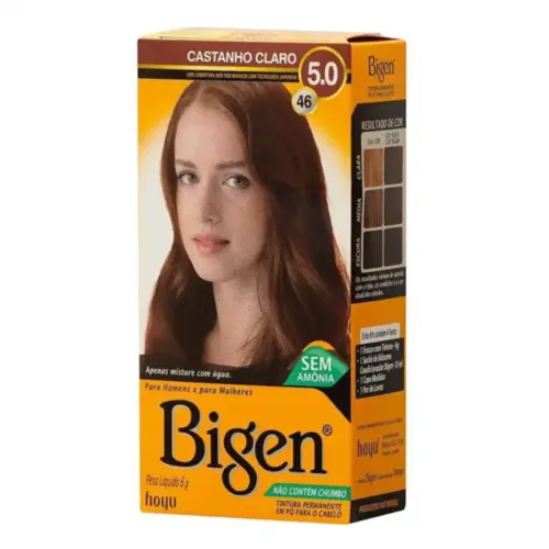 Coloração Bigen Castanho Claro 5.0 Com 1 unidade