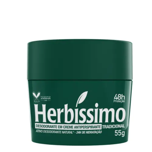 Desodorante Creme Herbíssimo Tradicional 55g