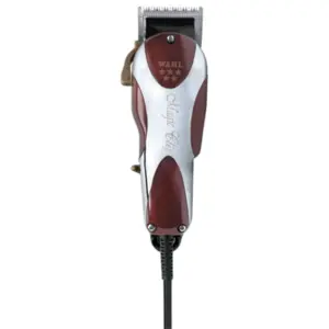 Máquina de Cortar Cabelo WAHL Magic Clip 127V 08451 055PA Prata e Vermelho Com 1 unidade
