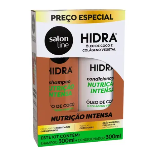 Kit Salon Line Hidra Coco Shampoo+Condicionador 300ml