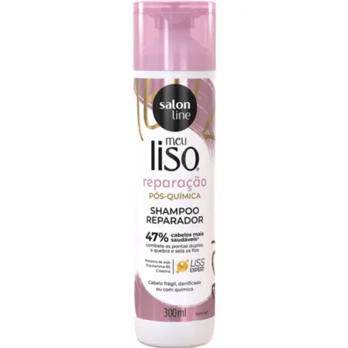 Shampoo Salon Line Meu Liso Muito+Longo 300ml