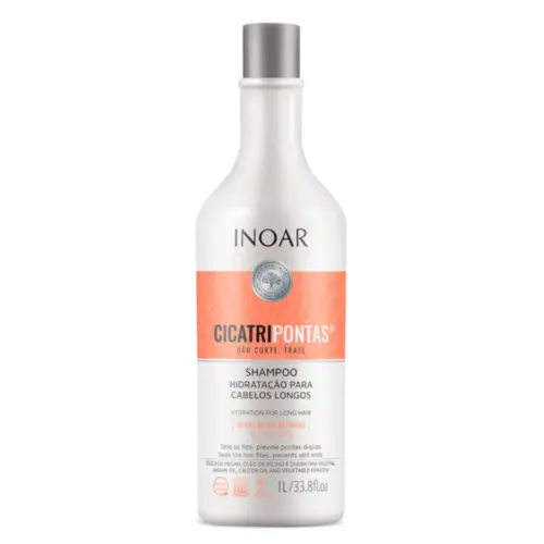 Shampoo CicatriPontas Inoar Reparador de Pontas Com 1000 ml